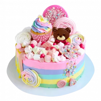 Торт на день рождения на годик