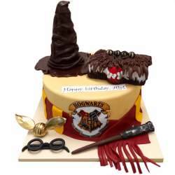 Торт в стиле Гарри Поттер на день рождения